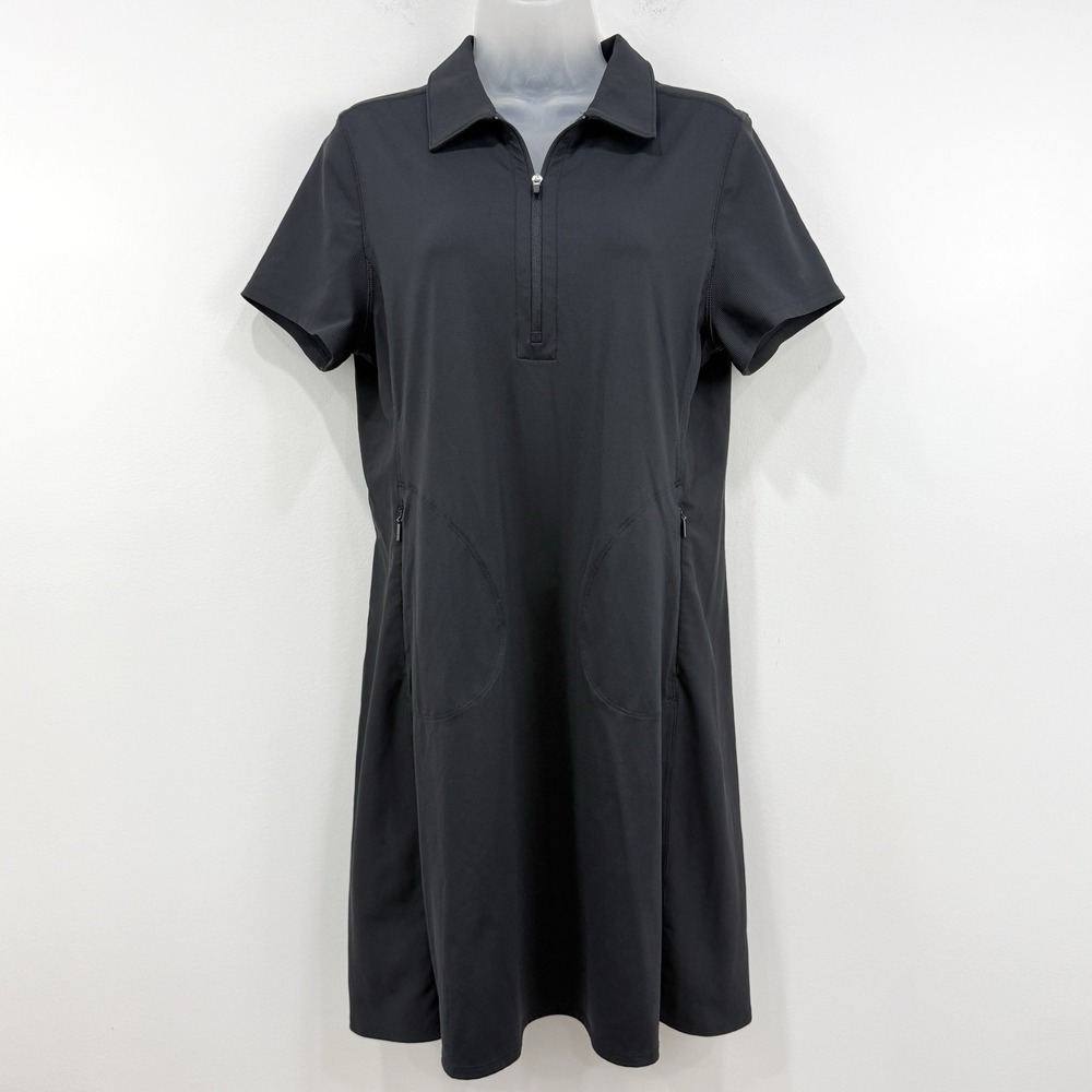 Tommy Bahama Abby Rib IslandZone Polo Dress M Golf UPF 30 Outdoors Hiking